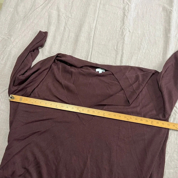 14th and Union NWT for Nordstrom two way sweater Plus size 3x Dark Red/Purple - Picture 7 of 11